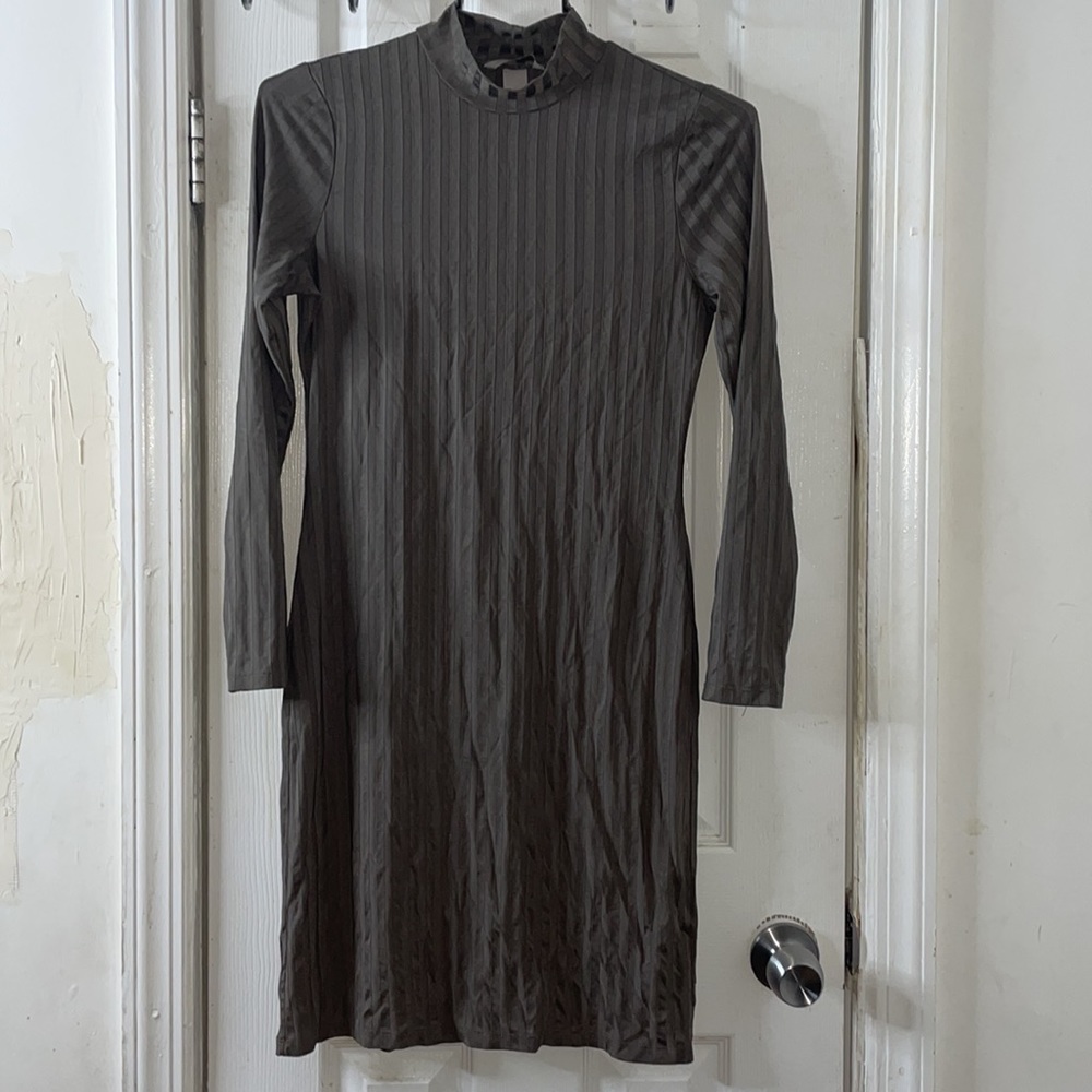 Taupe Bodycon Dress